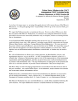 Statement by the United States of America