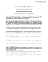 Statement by David Petteys, representing the Sea Jay Foundation