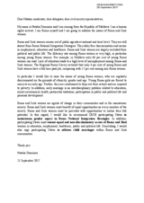 Statement by Ms. Natalia Duminica