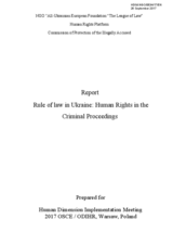 Report with recommendations