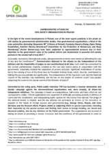 Statement and recommendations