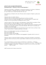 Statement by Set My People Free