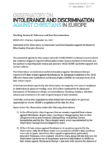 Statement at Working Session 8