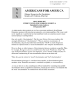 Intervention by Americans for America