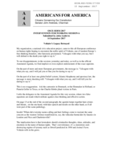 Intervention by Americans for America