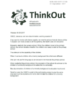 Statement by Thinkout