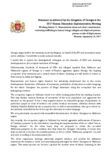 Statement by Georgia