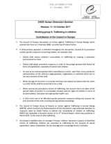 Contribution of the Council of Europe