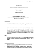 Introduction by Dr. Mykola Gnatovskyy, President of the European Committee for the Prevention of Torture and Inhuman or Degrading Treatment or Punishment