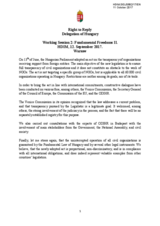 Right of Reply - Hungary