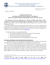 Information Note on Intervention and Hindrance of the Advocates Professional activities