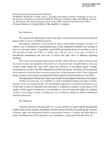 Statement of the Armenian Delegation