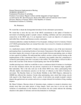 Statement of the Armenian Delegation