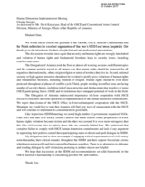 Statement of the Armenian Delegation