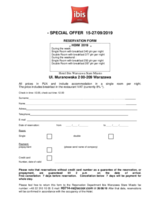 Hotel Ibis Warszawa Stare Miasto - Booking Form