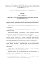 Załącznik do Pilnej Przejściowej Opinii ODIHR w Sprawie Ustawy o Zmianie Ustawy o Ustroju Sądów Powszechnych, Ustawy o Sądzie Najwyższym i Niektórych Innych Ustaw (z dnia 20 grudnia 2019 r.)