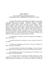 Document of the Copenhagen Meeting of the Conference on the Human Dimension of the CSCE (fr)