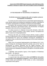 Annex to the OSCE/ODIHR Urgent Comments on the Draft Decree of the President on Measures to Improve the Anti-Corruption System of Uzbekistan