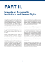 PART 2: Impacts on Democratic Institutions and Human Rights