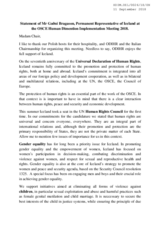 Statement by Iceland for Opening Plenary Session