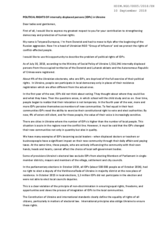 Political Rights of Internally Displaced Persons (IDPs) in Ukraine