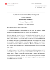 Statement by Switzerland for Working Session 2