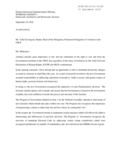 Statement by Armenia for Working Session 1