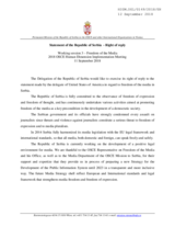 Right of Reply by the Republic of Serbia