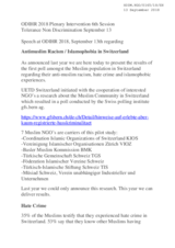 Speech by UETD at Working Session 6