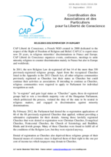 Religious discrimination in Hungary