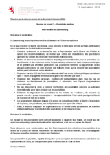 Statement by Luxembourg