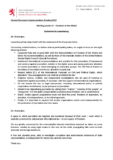 Statement by Luxembourg