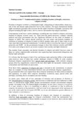 Introduction by Mariam Gavtadze, Member of the Board of Directors of Tolerance and Diversity Institute