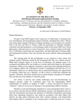 Statement by the Holy See
