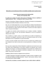 Statement on behalf of the Paris Bar Association and the World Coalition Against the Death Penalty