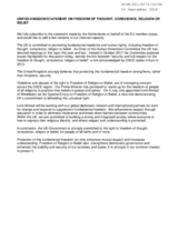 Statement by UK Delegation for Working Session 7