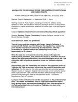 Tajikistan: Face-to-Face to terrorism without a political opposition