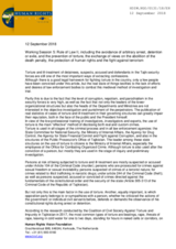 Statement by the Human Rights Vision