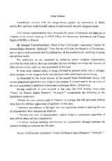 Press release by the Center for Human Rights Studies Akjayik