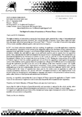 The Right to Freedom of Association in Western Thrace