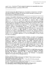 Statement by the Salut et Misericorde