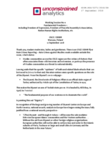 Statement by the Unconstrained Analytics Inc