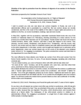 Statement by Charitable Women's Foundation Astra