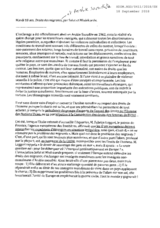 Statement by the Salut et Misericorde