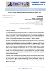Statement by the European Center for Artsakh e. V.