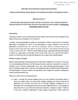 Introduction by Ms. Gordana Comic, Deputy Speaker of the National Assembly of the Republic of Serbia