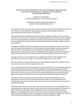 Statement by the Shah-Aiym Public Association