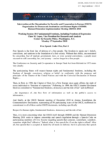 Free Speech under Fire, Part 1