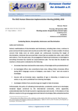 Statement by the European Center for Artsakh e. V.