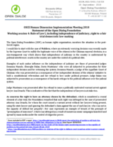 Statement of Open Dialog Foundation for Working Session 4